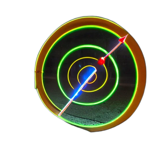 weapon, 3d render, glowing, transparent transparent PNG cut-out
