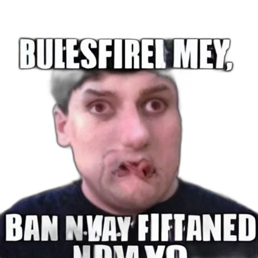 face, weapon, fire, funny transparent PNG cut-out
