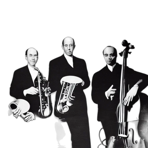 concept art, arnold, schoenberg, jazz transparent PNG cut-out