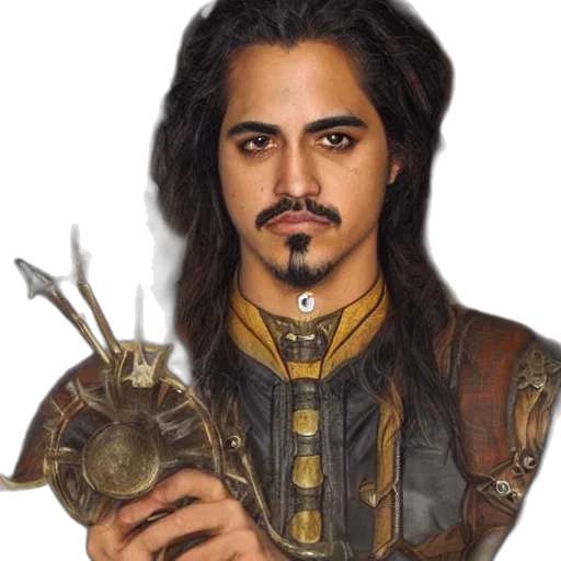 dragon, face, sword, hair transparent PNG cut-out