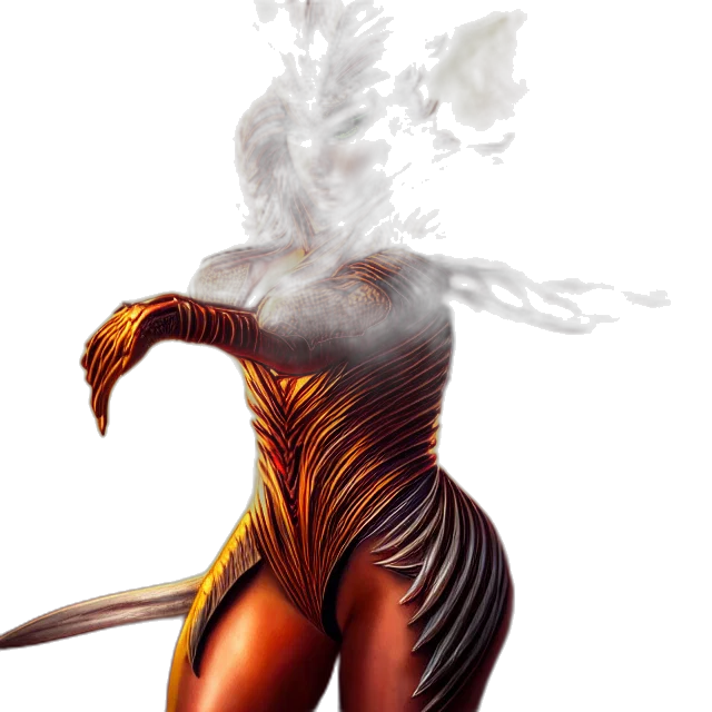 dragon, staff, concept art, fantasy art transparent PNG cut-out