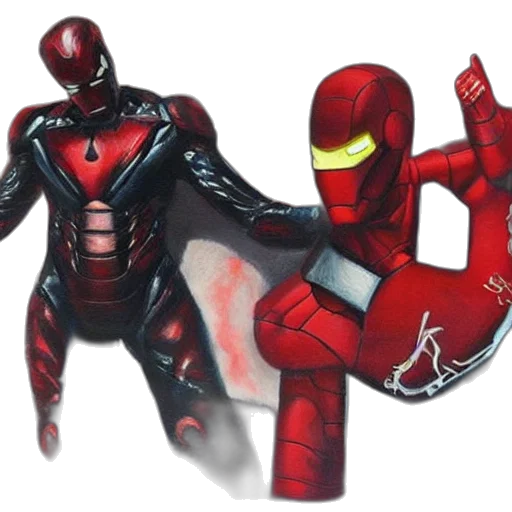 robot, concept art, comic book art, 3d render transparent PNG cut-out