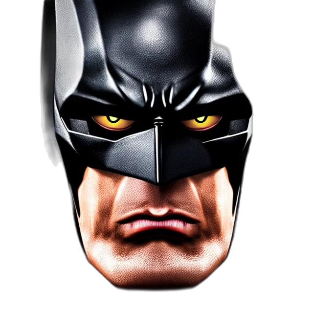 mask, face, comic book art, 3d render transparent PNG cut-out