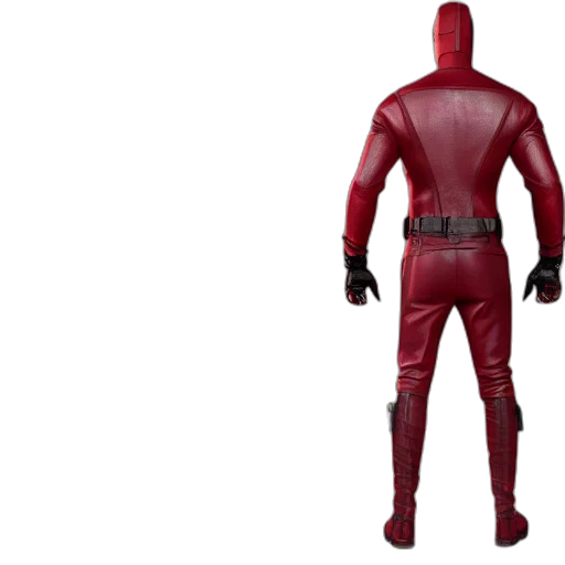 jacket, 3d render, concept art, red transparent PNG cut-out