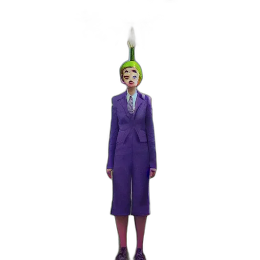 staff, hat, dress, creature transparent PNG cut-out