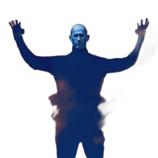 creature, robot, staff, mask transparent PNG cut-out