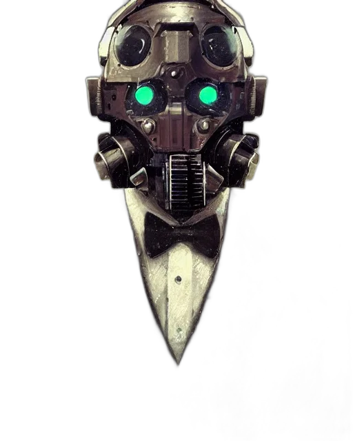 robot, mask, weapon, face transparent PNG cut-out