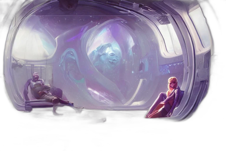 robot, concept art, cyberpunk, fantasy art transparent PNG cut-out