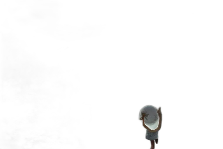 staff, hat, umbrella, robot transparent PNG cut-out