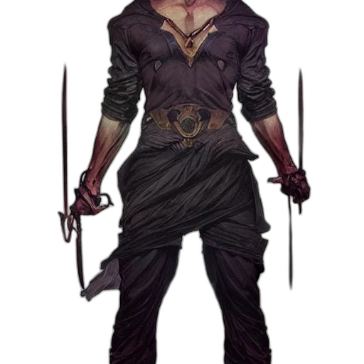staff, sword, weapon, jacket transparent PNG cut-out