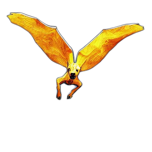 dragon, animal, creature, staff transparent PNG cut-out