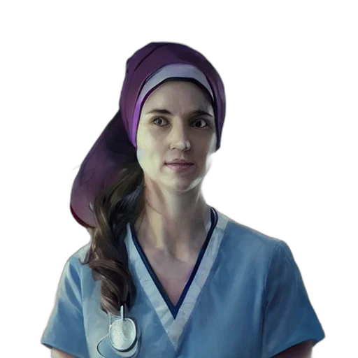 staff, hat, face, dress transparent PNG cut-out