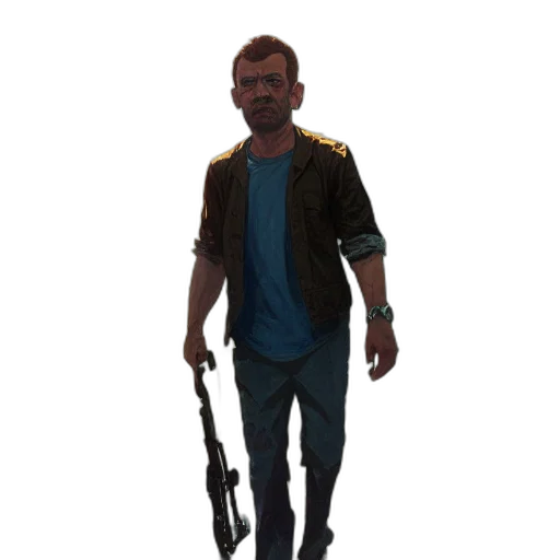 staff, weapon, jacket, creature transparent PNG cut-out