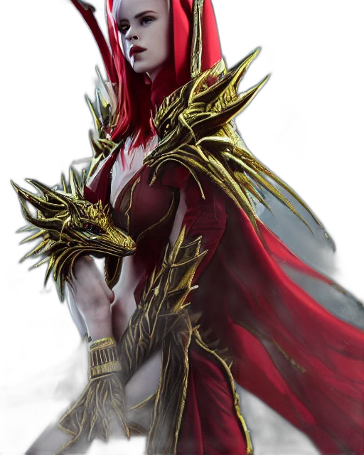 fantasy art, concept art, comic book art, 3d render transparent PNG cut-out