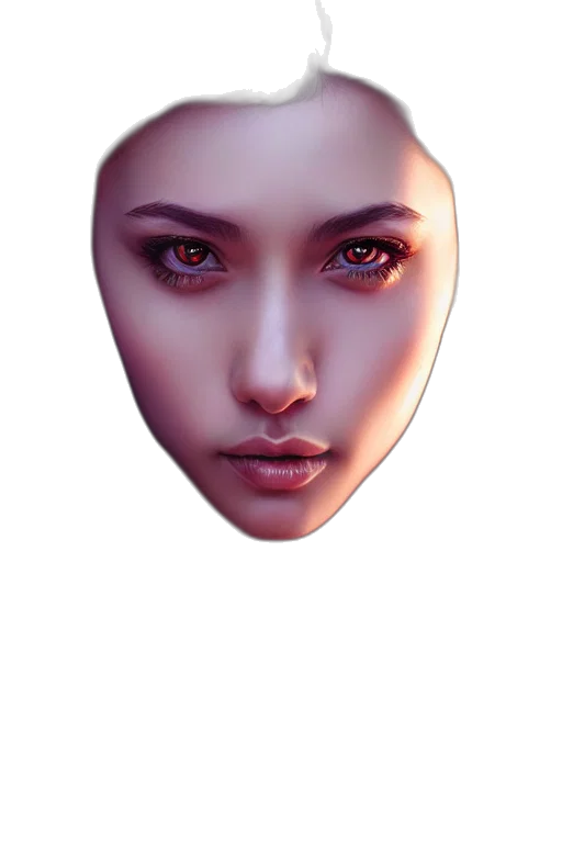 face, mask, jewelry, robot transparent PNG cut-out