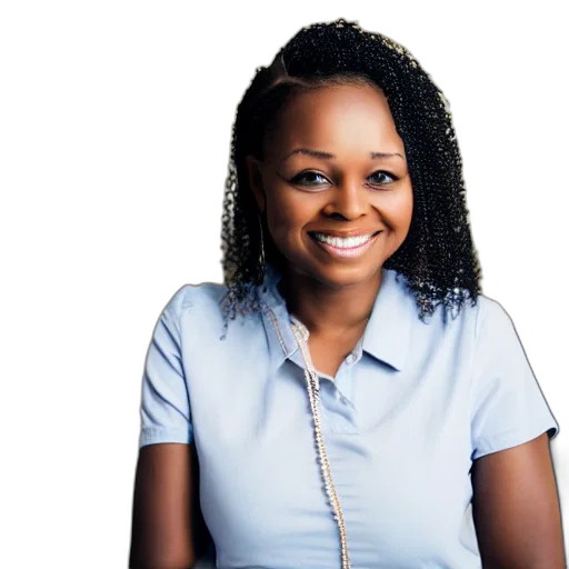 staff, black, female, teacher transparent PNG cut-out