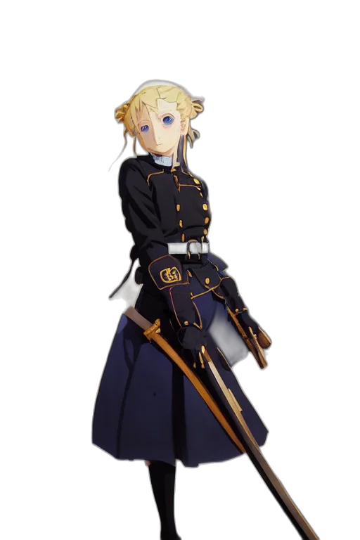 staff, sword, weapon, dress transparent PNG cut-out