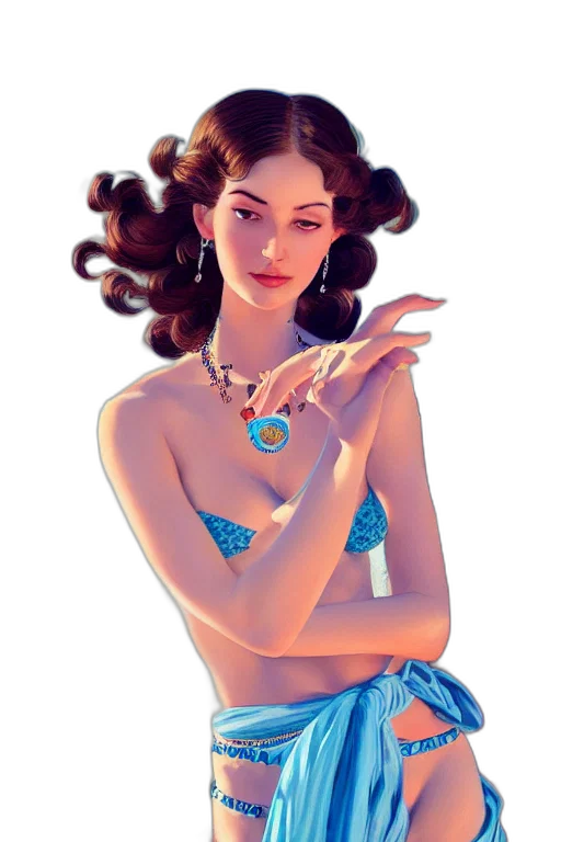 jewelry, dress, crown, fantasy art transparent PNG cut-out