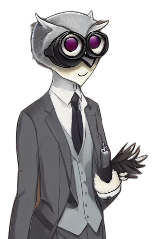 staff, mask, creature, jacket transparent PNG cut-out