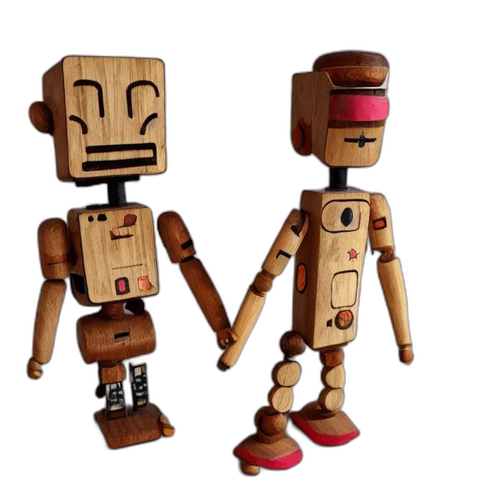 robot, furniture, 3d render, concept art transparent PNG cut-out