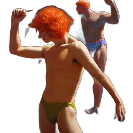 hat, hair, mask, creature transparent PNG cut-out