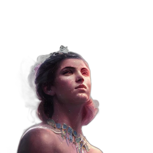crown, jewelry, dress, face transparent PNG cut-out