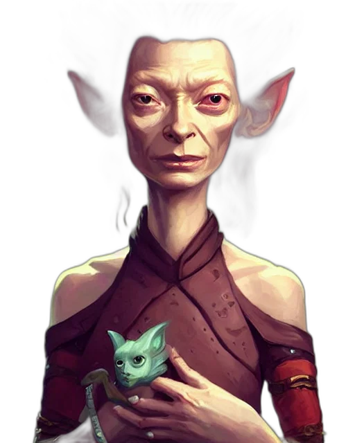 mask, staff, face, creature transparent PNG cut-out
