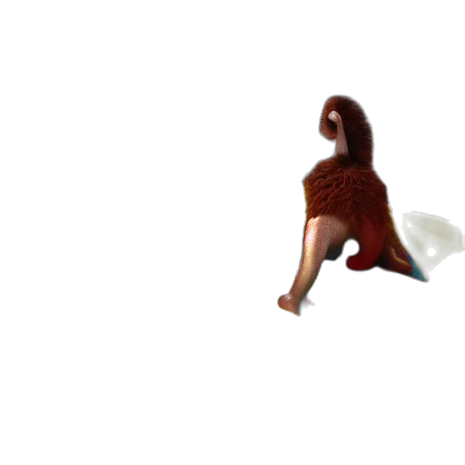 creature, animal, dress, hair transparent PNG cut-out