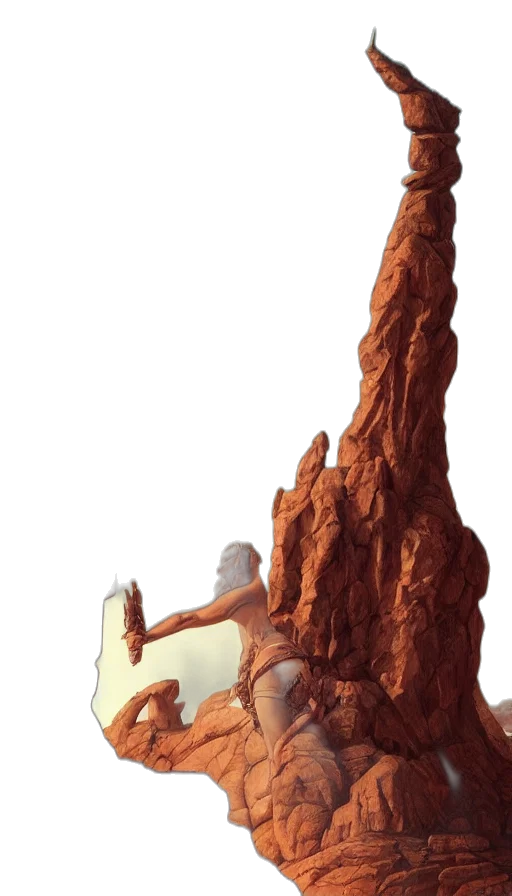 staff, animal, hair, dragon transparent PNG cut-out