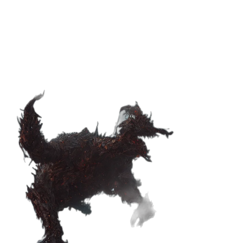 creature, animal, dragon, staff transparent PNG cut-out