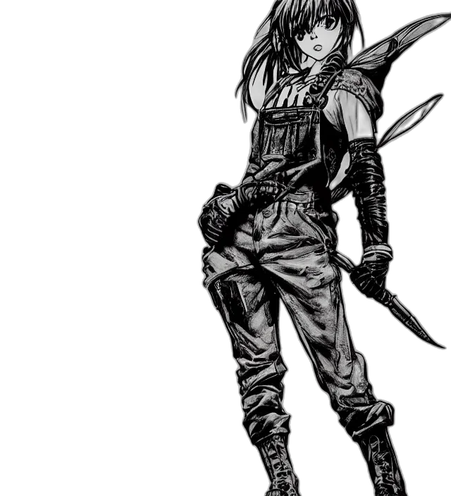 sword, weapon, staff, comic book art transparent PNG cut-out