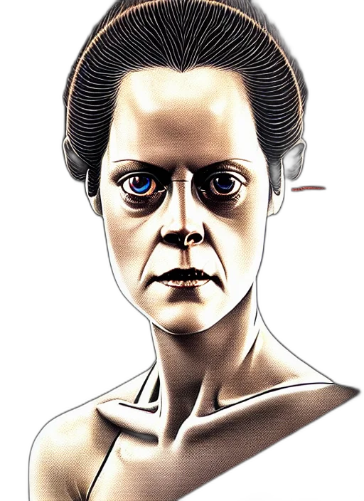 face, mask, robot, photorealistic transparent PNG cut-out