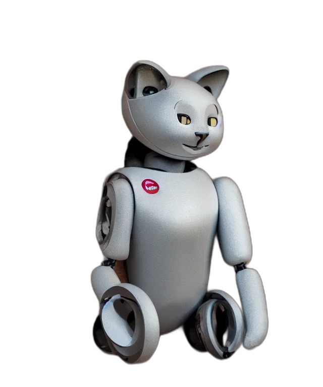 robot, 3d render, concept art, high transparent PNG cut-out