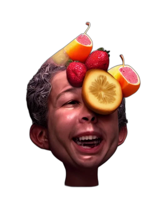 food, crown, face, hat transparent PNG cut-out