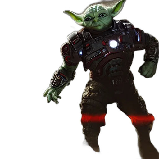 staff, creature, concept art, 3d render transparent PNG cut-out