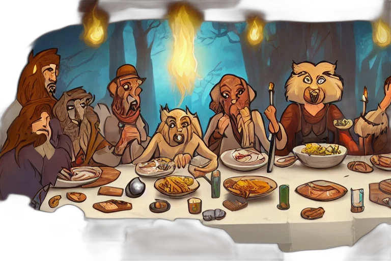 concept art, fantasy art, fire, last transparent PNG cut-out