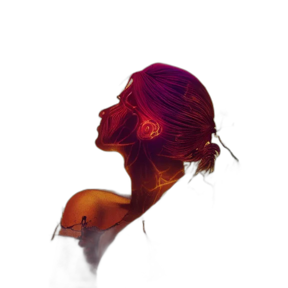 hair, crown, face, mask transparent PNG cut-out