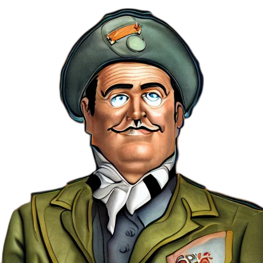 staff, face, hat, cartoon transparent PNG cut-out
