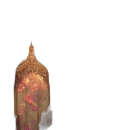 bottle, crown, dress, staff transparent PNG cut-out