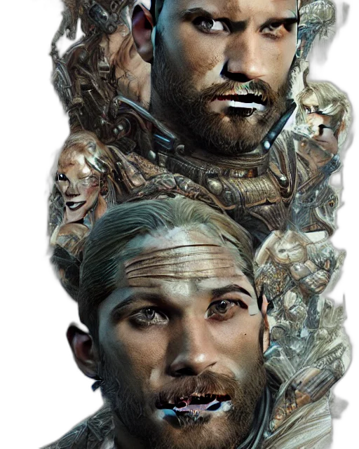 face, mask, creature, crown transparent PNG cut-out