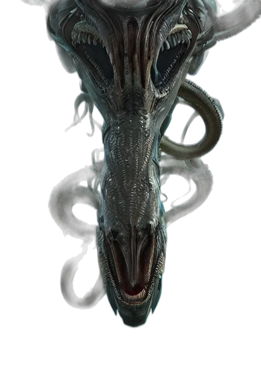 dragon, creature, mask, animal transparent PNG cut-out