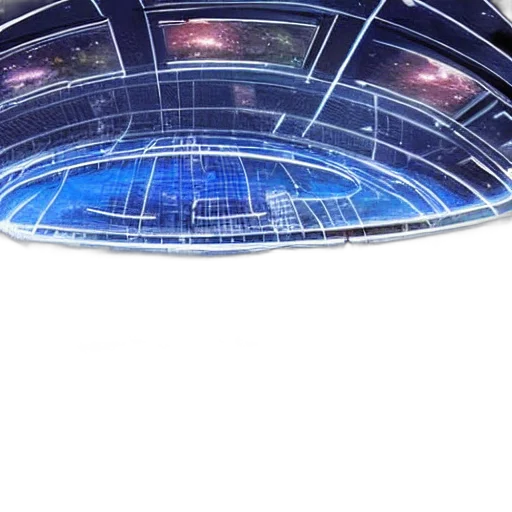 hat, 3d render, outer space, neon lights transparent PNG cut-out