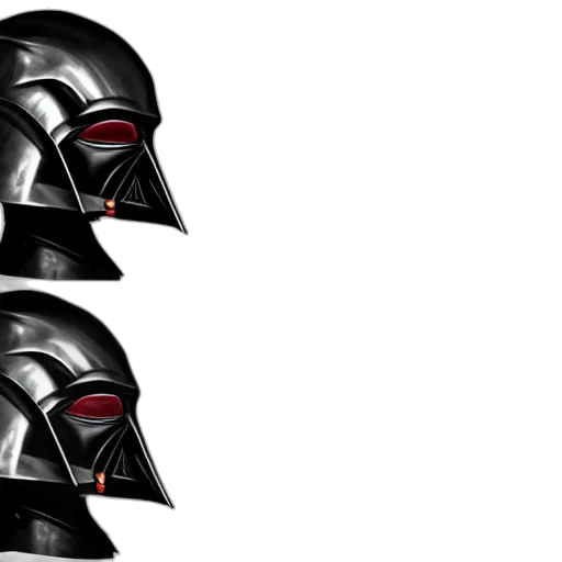 mask, face, concept art, 3d render transparent PNG cut-out