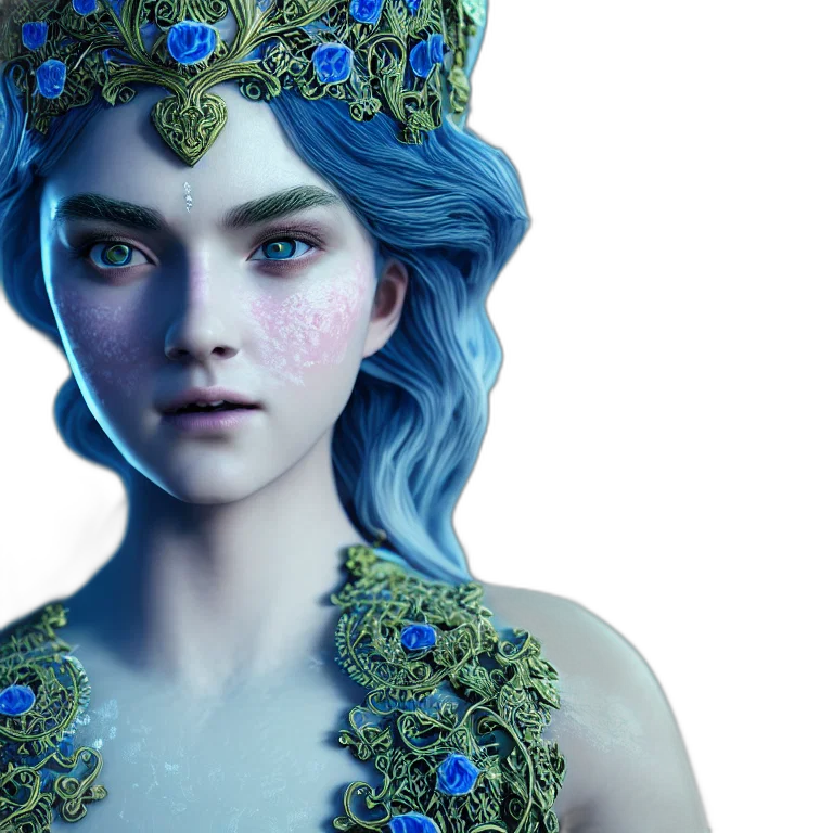 crown, fantasy art, concept art, 3d render transparent PNG cut-out