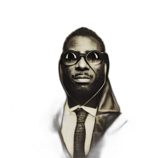 jacket, face, staff, concept art transparent PNG cut-out