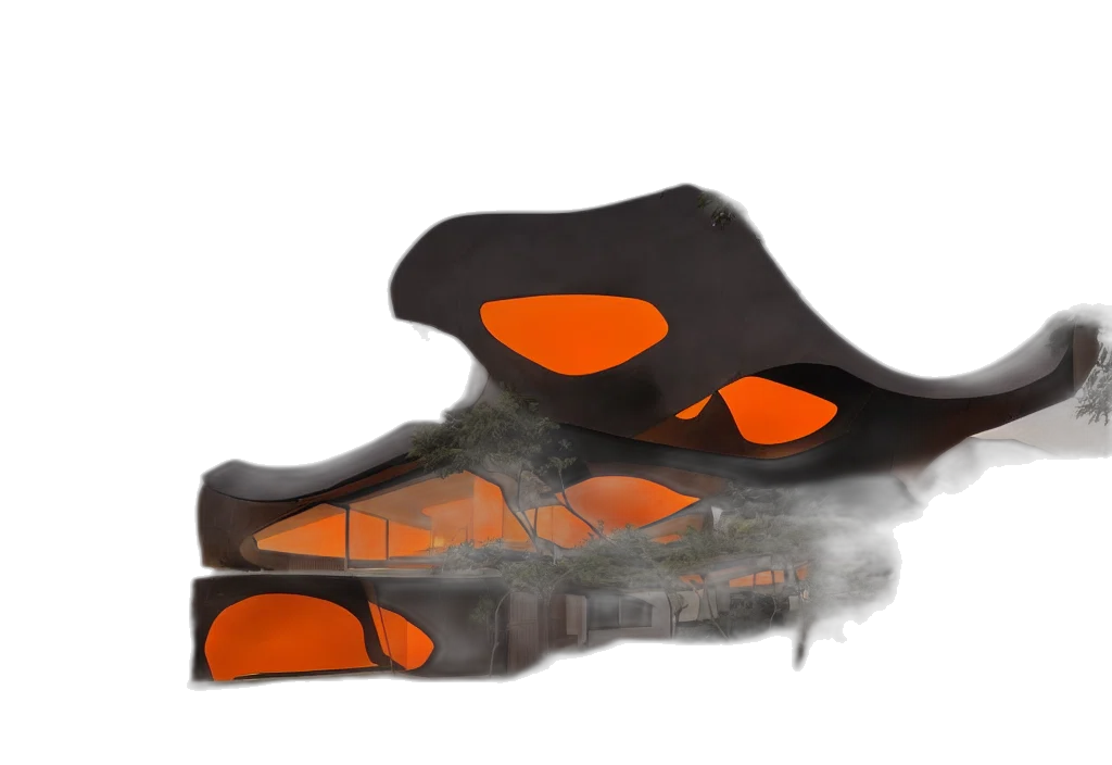 shoes, mask, 3d render, concept art transparent PNG cut-out