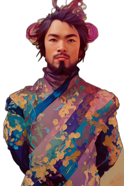 staff, face, dragon, jacket transparent PNG cut-out