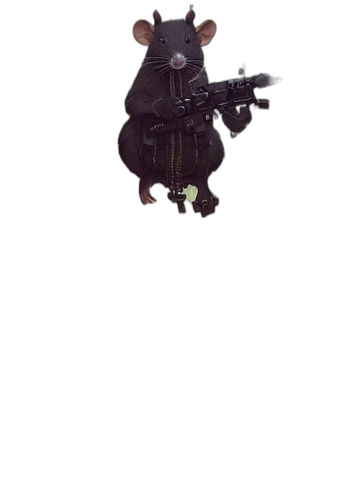 weapon, animal, staff, creature transparent PNG cut-out