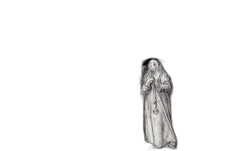 dress, creature, staff, jacket transparent PNG cut-out