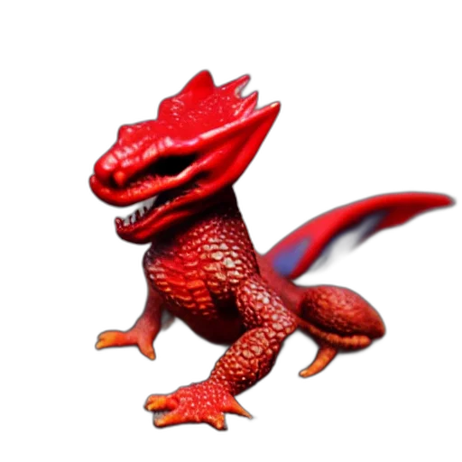 dragon, animal, creature, staff transparent PNG cut-out